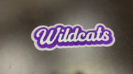 Wildcats Bubble Chenille Large Patch