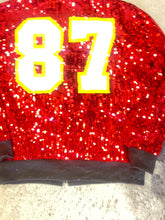 Load and play video in Gallery viewer, #87 Chiefs Sequins Jacket
