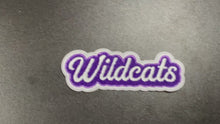 Load and play video in Gallery viewer, Wildcats Bubble Chenille &amp; Embroidered Small Patch
