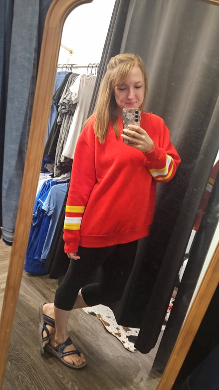 Red Zone Long Sweatshirt