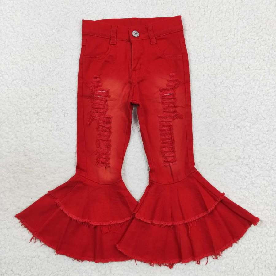 Kids Red Jeans