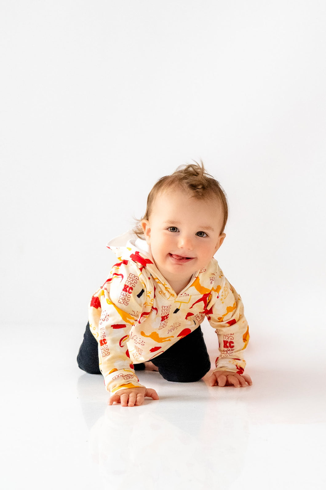 Yellow Football Hoodie