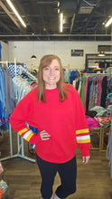 Load image into Gallery viewer, Red Zone Long Sweatshirt **PRESALE**
