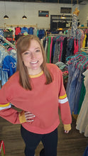 Load image into Gallery viewer, Retro Side Slit Sweatshirt **PRESALE**
