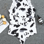 Cow print bodysuit