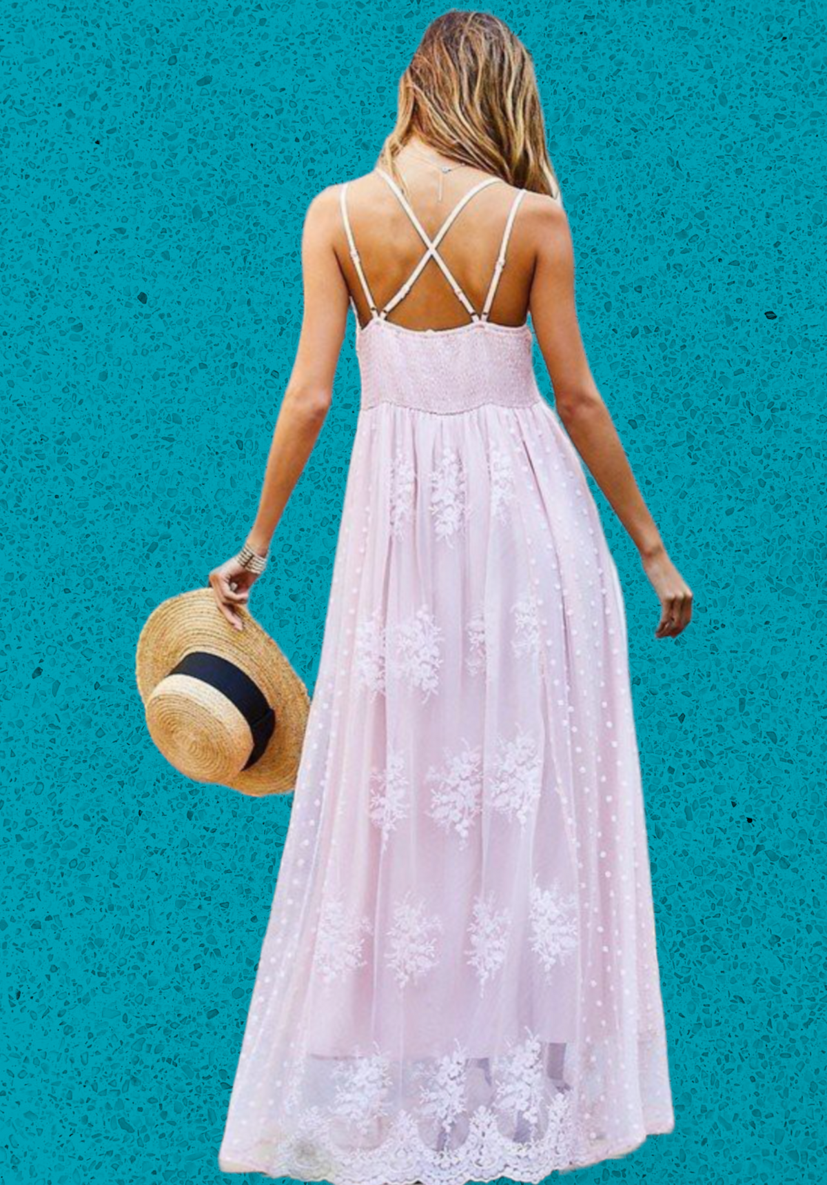 “All of Me” Maxi Dress with Lace Trim