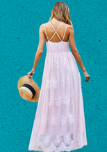 Load image into Gallery viewer, “All of Me” Maxi Dress with Lace Trim
