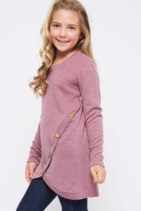 Kids Side Button Top