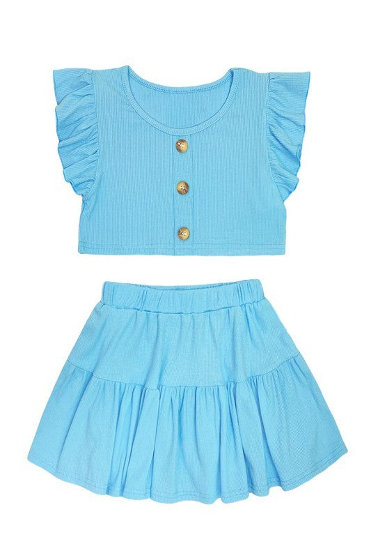 KIDS 2 Piece Skirt and Top Set