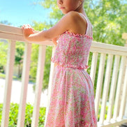 KIDS Smocked Top with Skirt Set