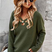 Criss Cross Front Sweater