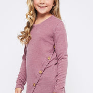 Kids Side Button Top
