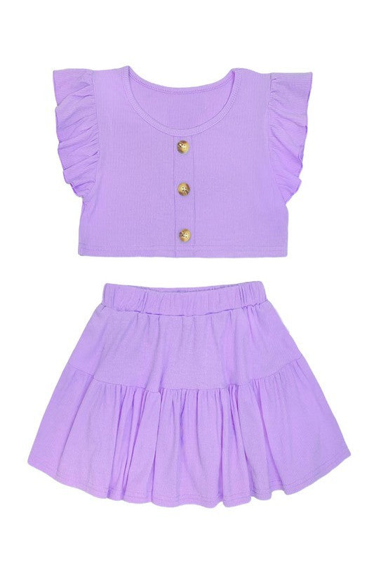 KIDS 2 Piece Skirt and Top Set