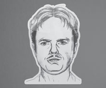 Load image into Gallery viewer, Dwight Drawing 3&quot; Sticker
