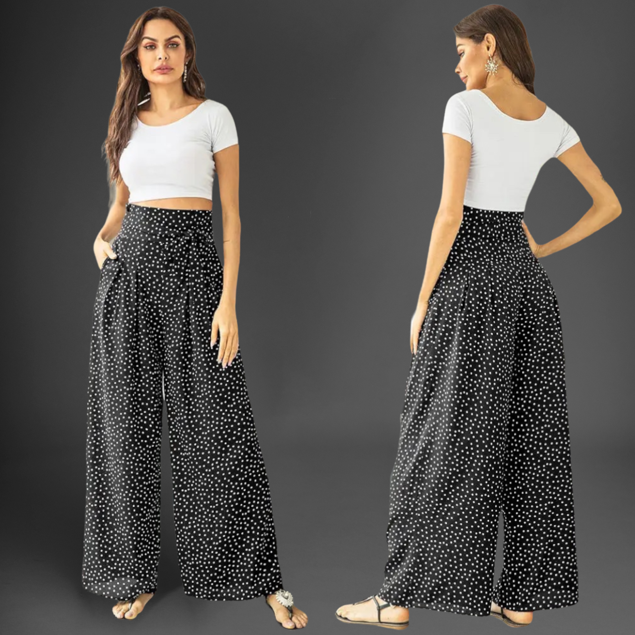 “Can’t Stop Jiggin’” High Waist Polka Dot Pants