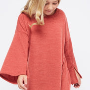 Kids Solid Sweater Top