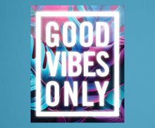 Load image into Gallery viewer, Good Vibes Only 3&quot; Sticker

