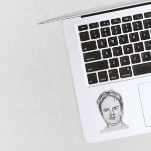 Dwight Drawing 3" Sticker