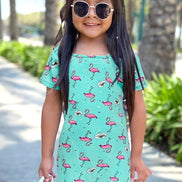 KIDS Flamingo Dress