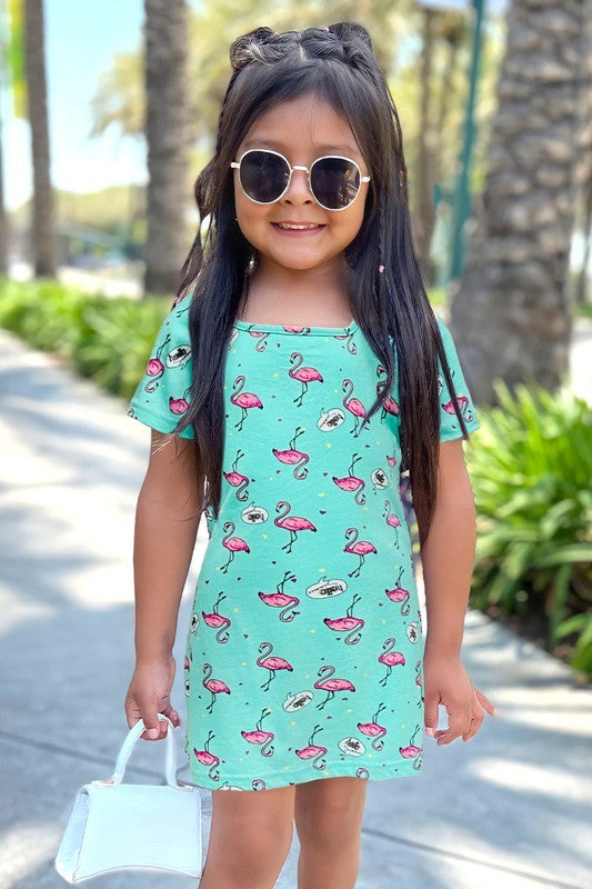 KIDS Flamingo Dress