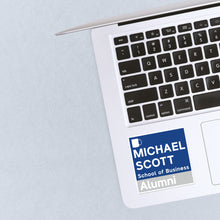 Load image into Gallery viewer, Michael Scott School of Business Alumni 3&quot; Sticker
