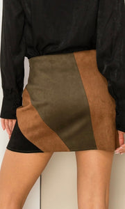 Olive Mocha Multi Skirt