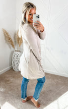 Load image into Gallery viewer, Faux Cashmere Taupe Cardigan
