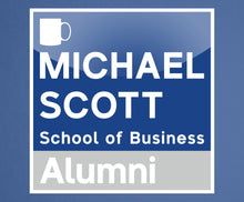 Load image into Gallery viewer, Michael Scott School of Business Alumni 3&quot; Sticker
