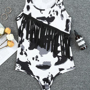 Cow print bodysuit