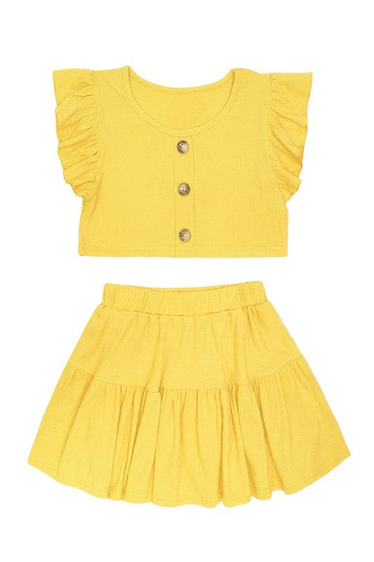 KIDS 2 Piece Skirt and Top Set