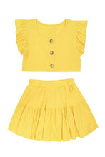 Load image into Gallery viewer, KIDS 2 Piece Skirt and Top Set
