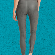 “Enter Sandman” Metallic Overlay Foil Print Highwaist Leggings