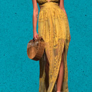 “Bad Girl Phase” Lace Maxi Dress with Open Back