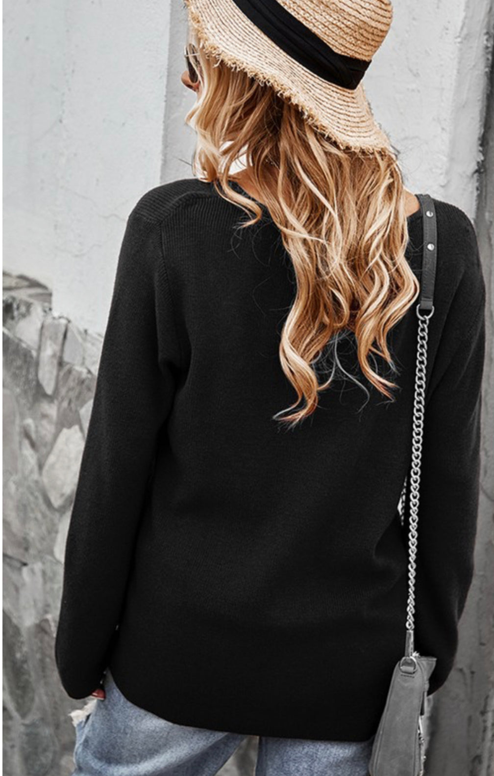 Criss Cross Front Sweater