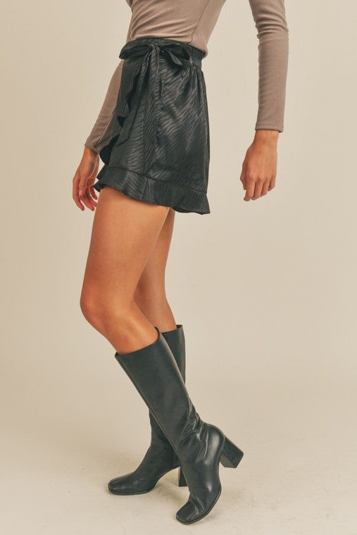 “Welcome to the Jungle” Black Zebra Skort