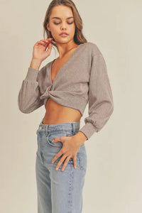“Freak” Knotted Front Crop