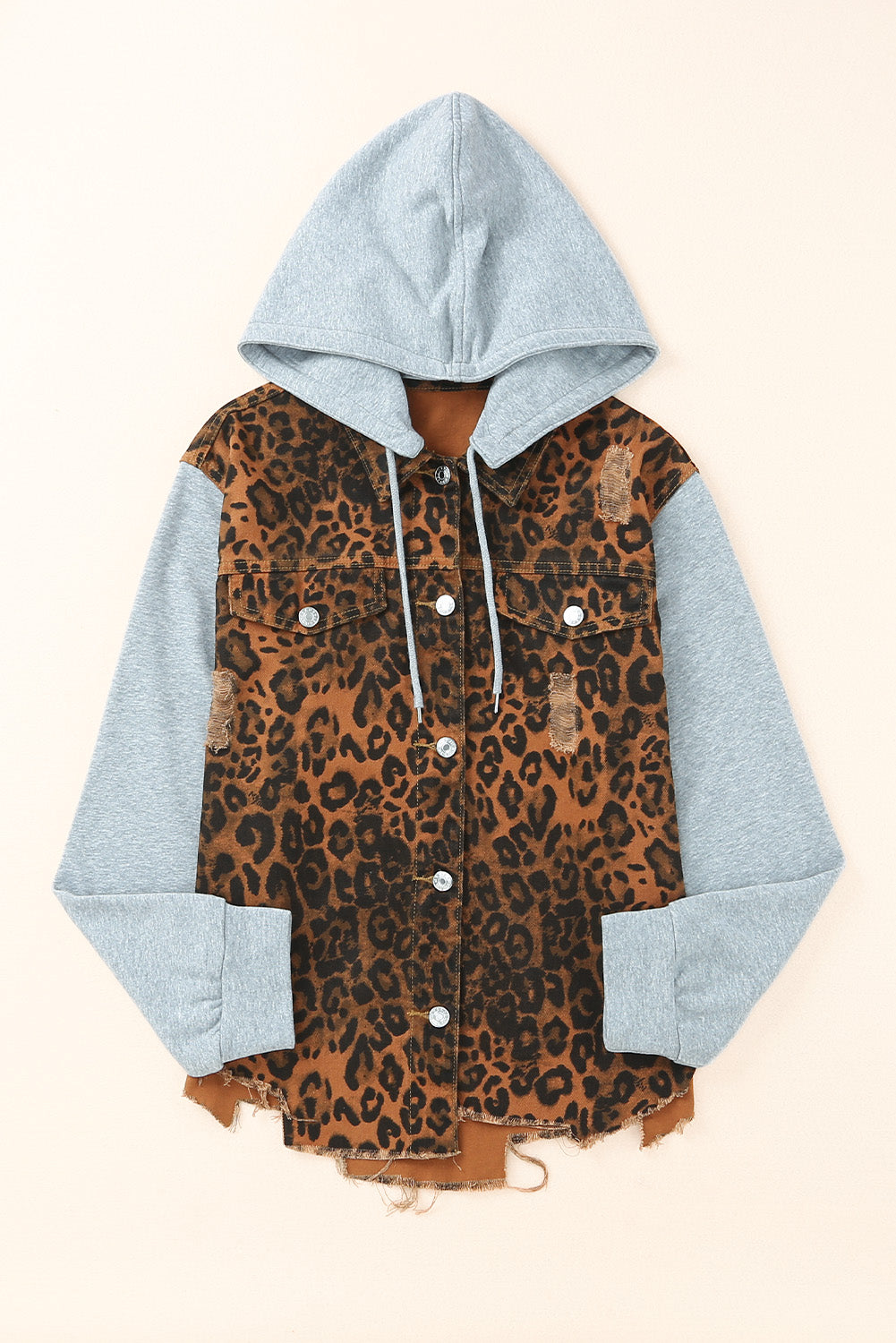 Leopard Patchwork Jacket