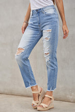 Load image into Gallery viewer, Distressed Boyfriend Jeans
