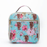 Highland Cow Western Girls Lunch Boxes Bag