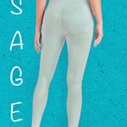 “All About That Bass” Pearlescent Holo Foil Leggings