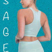 “All About That Bass” Pearlescent Holo Foil Razorback Sports Bra
