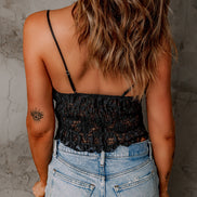 Lace Bralette Crop Top (Available in 2 colors)