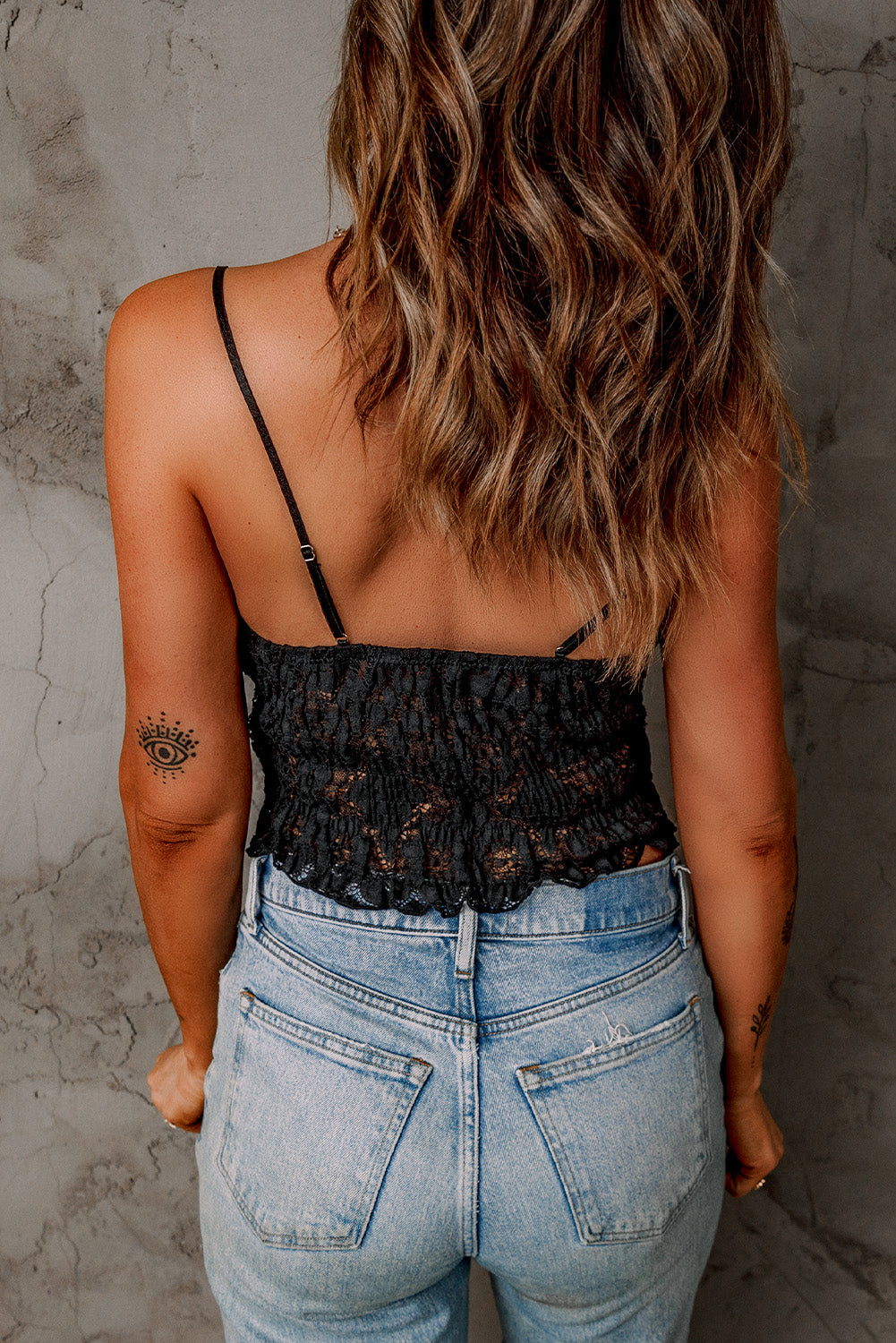 Lace Bralette Crop Top (Available in 2 colors)