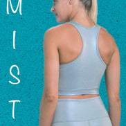 “All About That Bass” Pearlescent Holo Foil Razorback Sports Bra