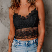 Lace Bralette Crop Top (Available in 2 colors)
