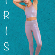 “All About That Bass” Pearlescent Holo Foil Leggings