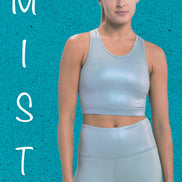 “All About That Bass” Pearlescent Holo Foil Razorback Sports Bra