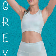 “All About That Bass” Pearlescent Holo Foil Razorback Sports Bra