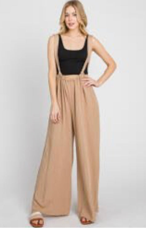 Suspender Style Jumpsuit (Available in 6 colors)