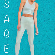 “All About That Bass” Pearlescent Holo Foil Leggings